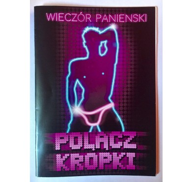 Gra Książeczka Połącz Kropki na Wieczór Panieński